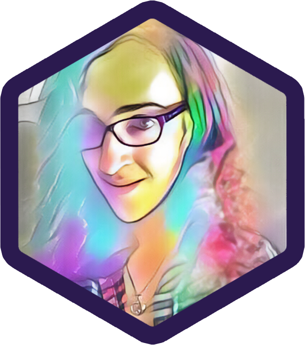 hey, friend :) Elana, painted in rainbow colors